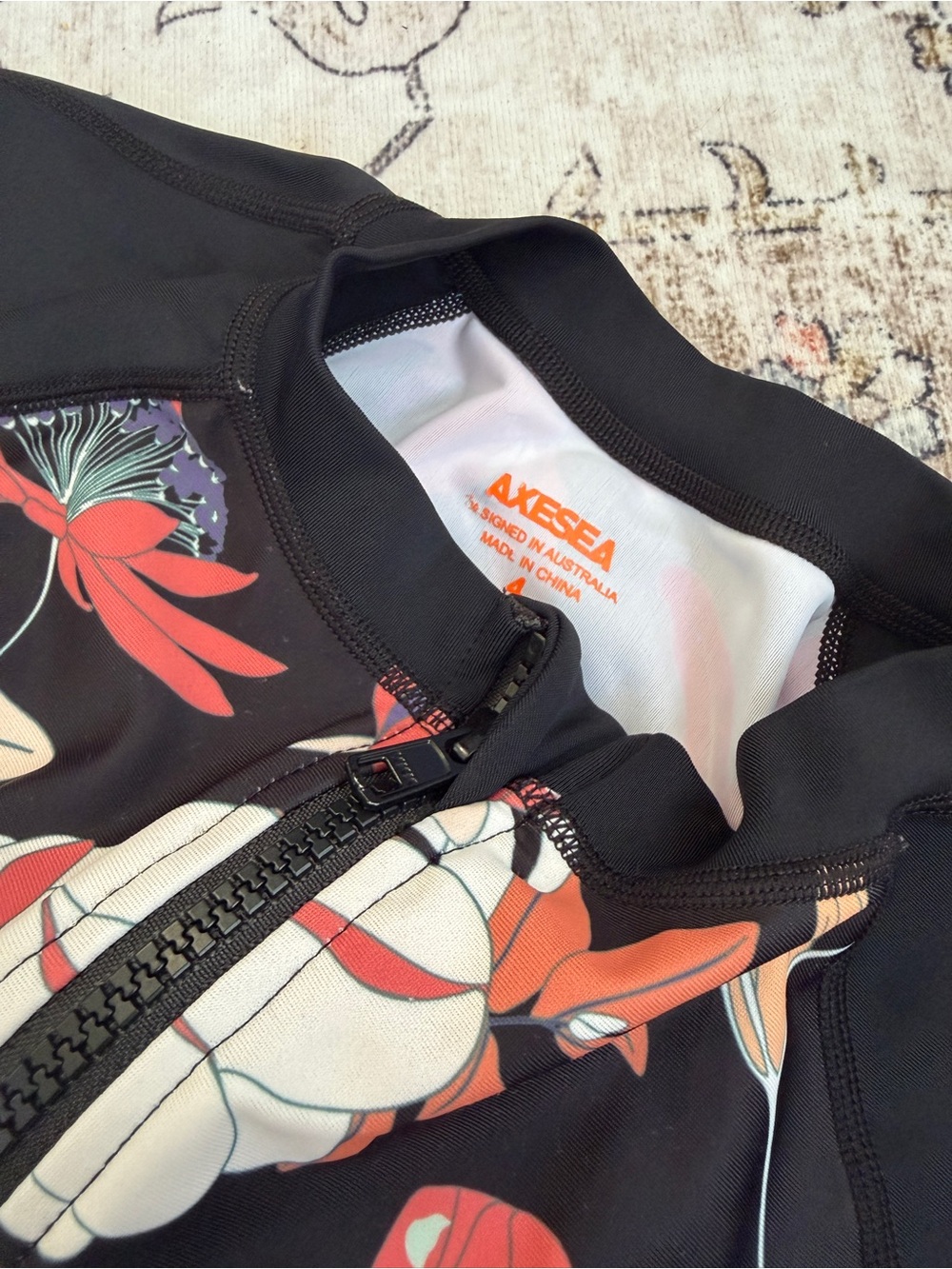 Axesea One-Piece Rash Guard Swimsuit - Picture 8 of 10